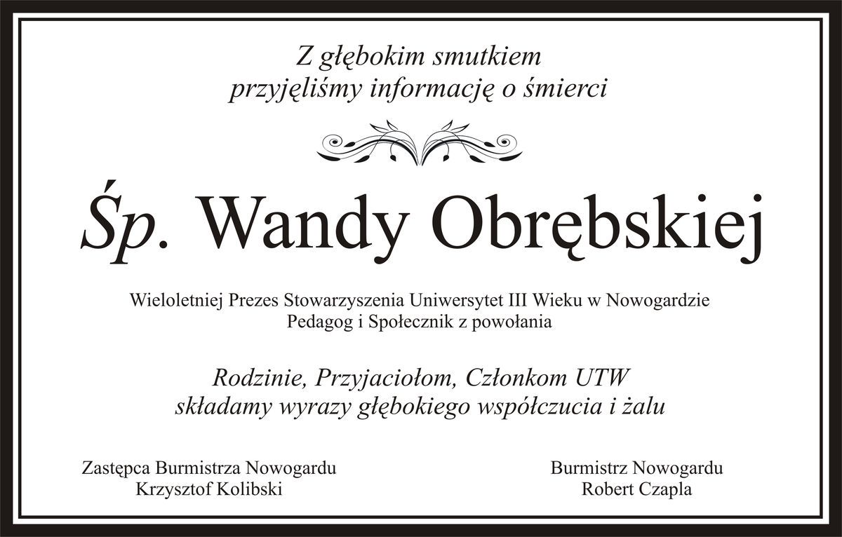 Wanda Obrębska